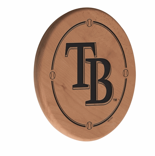 Tampa Bay Rays Laser Engraved Solid Wood Sign