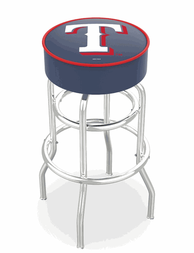 Texas Rangers Cushion Bar Stool