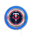 Minnesota Twins Neon Clock 15