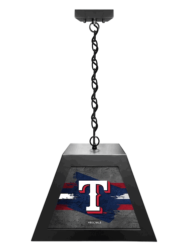 Texas Rangers Pendant Box Light