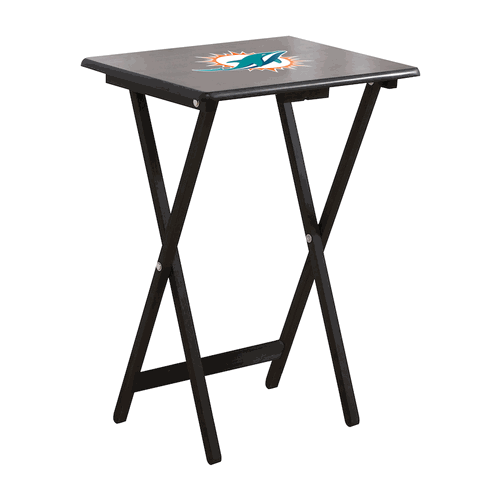 Miami Dolphins TV Snack Tray Set