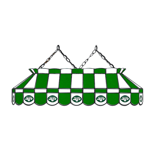 New York Jets 40 Stained Glass Billiard Lamp
