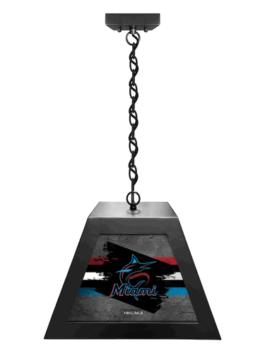 Miami Marlins Pendant Box Light