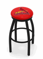 St Louis Cardinals Black Ring Swivel Stool