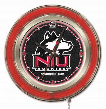 Northern Illinois Neon Clock 15