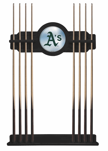 Oakland Athletics Pool Cue Rack