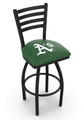 Oakland Athletics Ladder Back Swivel Stool