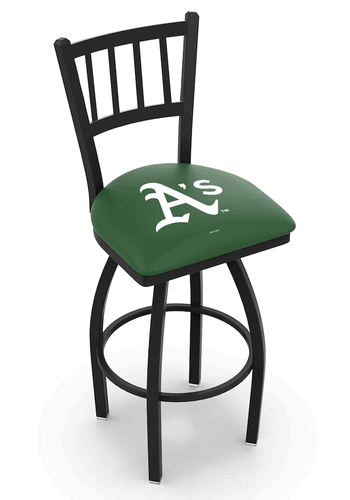 Oakland Athletics Jailhouse Back Swivel Stool