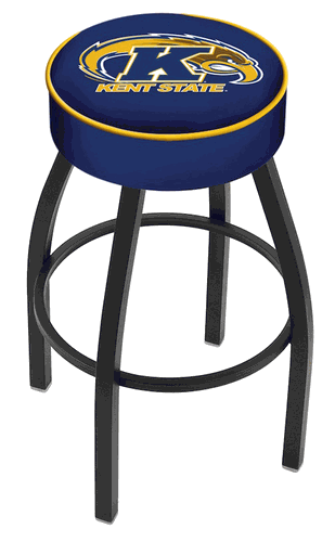 Kent State Cushion Swivel Stool