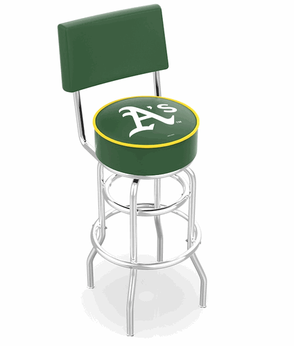 Oakland Athletics Seatback Bar Stool