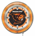 Oregon State Neon Clock 19