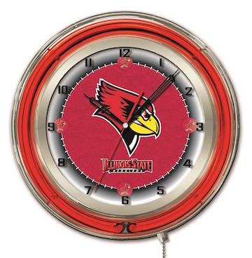 Illinois State Neon Clock 19