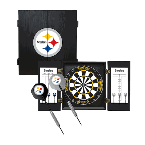 Pittsburgh Steelers Fan's Choice Dart Cabinet