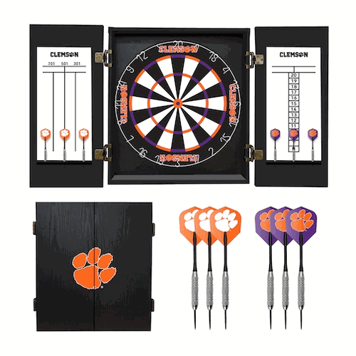 Clemson Dartboard Set