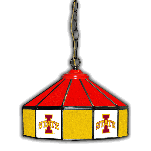 Iowa State 14 Stained Glass Pub Light