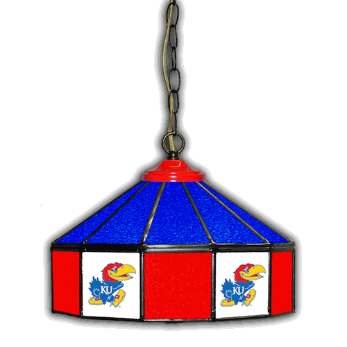 Kansas 14 Stained Glass Pub Light