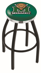 Marshall Chrome Ring Swivel Stool