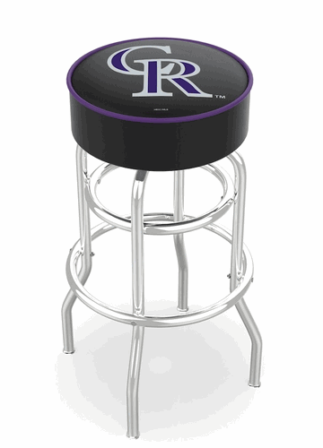 Colorado Rockies Cushion Bar Stool