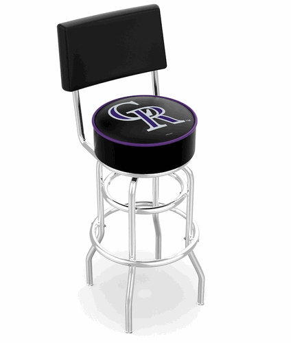 Colorado Rockies Seatback Bar Stool