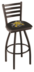 Wichita State Ladder Back Swivel Stool