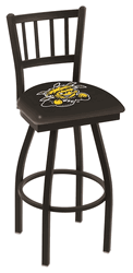 Wichita State Jailhouse Back Swivel Stool