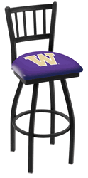 Washington Jailhouse Back Swivel Stool