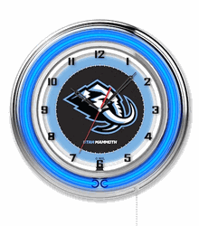 Utah Mammoth Neon Clock 19