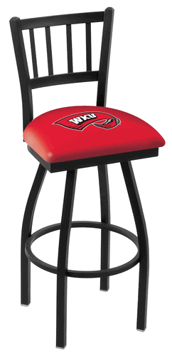 Western Kentucky Jailhouse Back Swivel Stool
