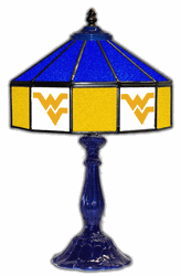West Virginia 21 Glass Table Lamp