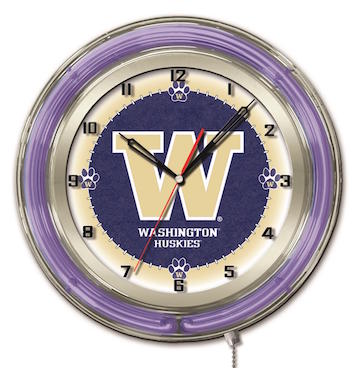 Washington Neon Clock 19
