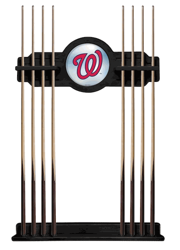 Washington Nationals Pool Cue Rack