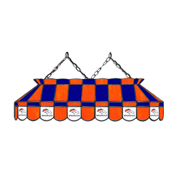 Denver Broncos 40 Stained Glass Billiard Lamp