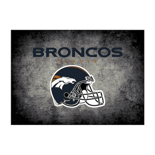 Denver Broncos Distressed Rug