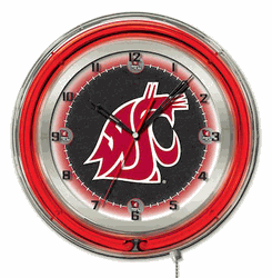 Washington State Neon Clock 19