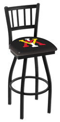 Virginia Military Jailhouse Back Swivel Stool