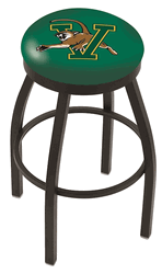 Vermont Black Ring Swivel Stool