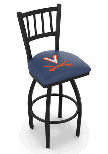 Virginia Jailhouse Back Swivel Stool