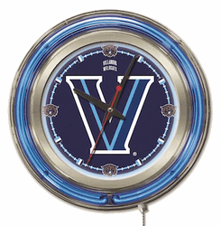 Villanova Neon Clock 15