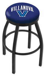 Villanova Black Ring Swivel Stool