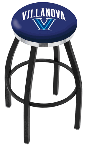 Villanova Chrome Ring Swivel Stool