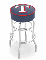 Texas Rangers Cushion Bar Stool
