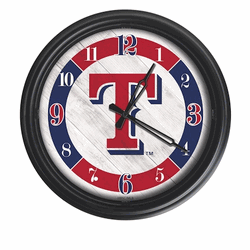 Texas Rangers Outdoor LED Clock