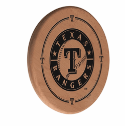 Texas Rangers Laser Engraved Solid Wood Sign