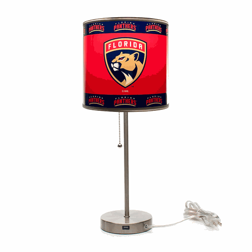 Florida Panthers Chrome Table Lamp