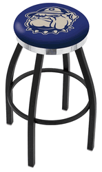 Georgetown Chrome Ring Swivel Stool