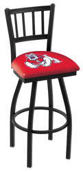 Fresno State Jailhouse Back Swivel Stool