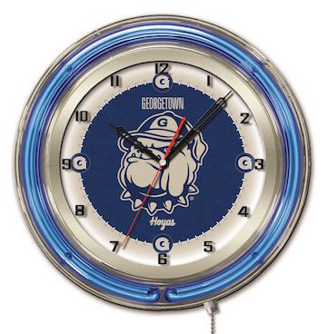 Georgetown Neon Clock 19