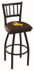 Wyoming Jailhouse Back Swivel Stool