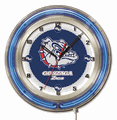 Gonzaga Neon Clock 19