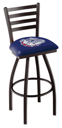 Gonzaga Ladder Back Swivel Stool